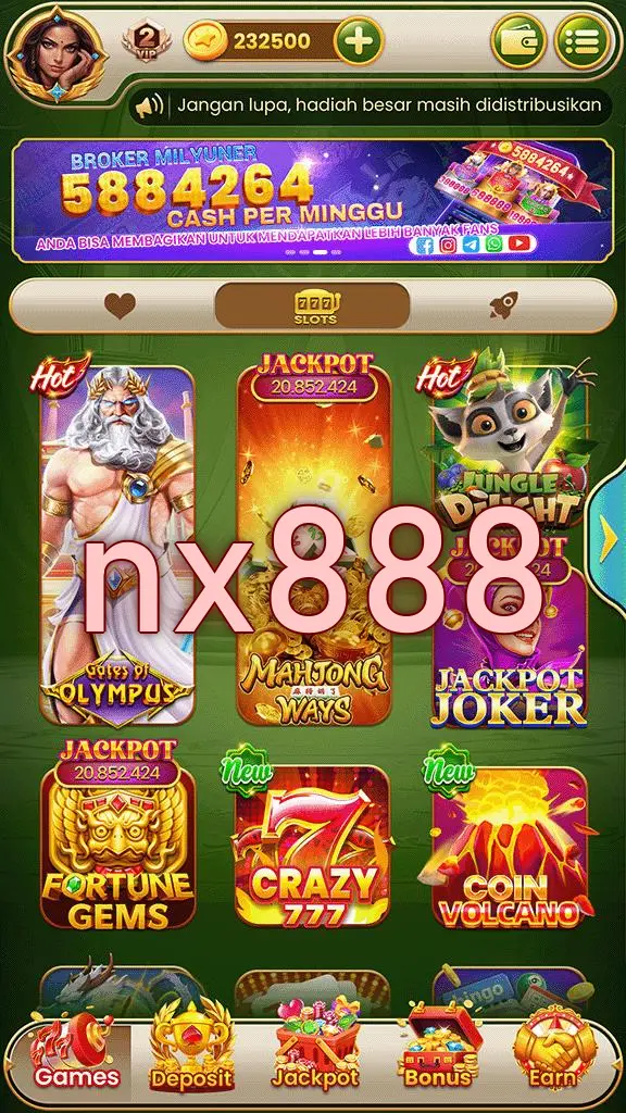 nx888 Tangkapan Layar - APK Resmi